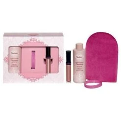 FakeBake - Flawless Confezione Regalo 170 Ml Autoabbronzante Liquido + Lucidalabbra + Guanto + Fascia Da Polso