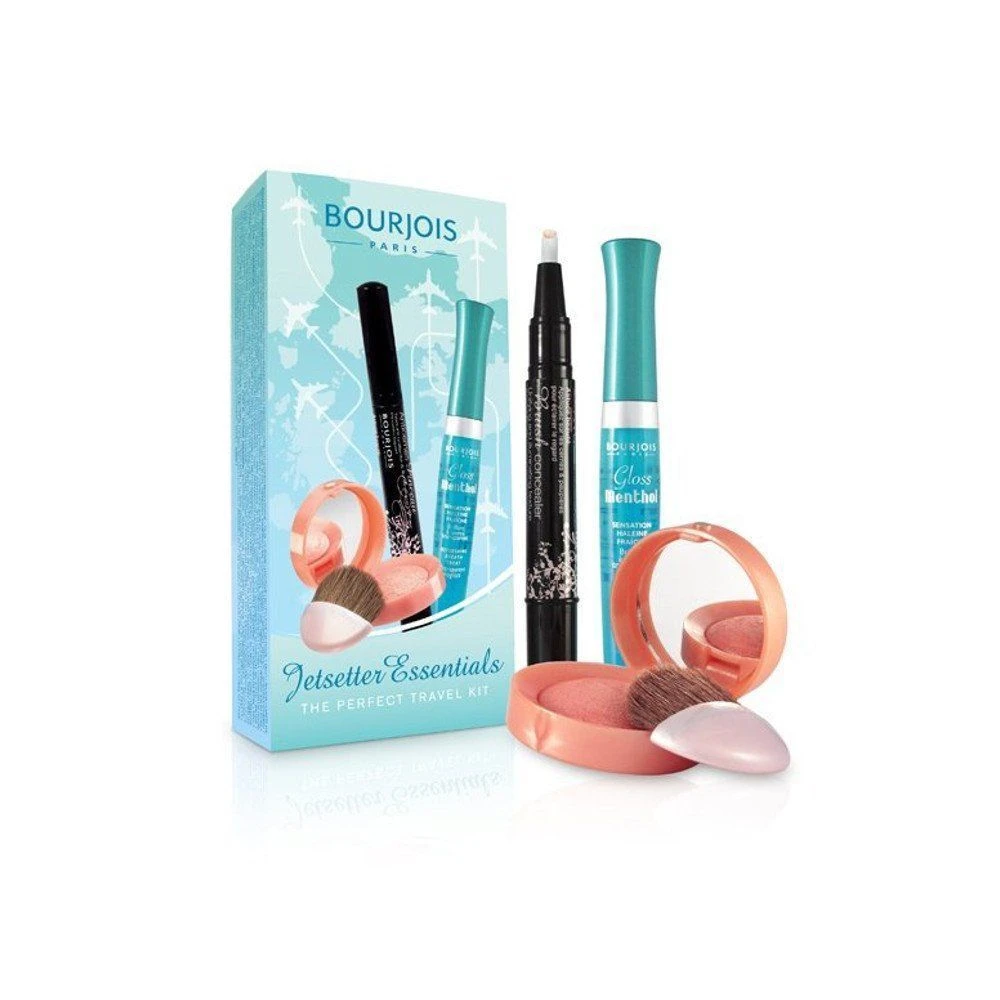 Bourjois - Jetsetter Essentials Confezione Regalo 1.5 Ml Brush Concealer + 1.5 G Illuminating Touch + 7.5 Ml Gloss Menthol 1 Bourjois - Jetsetter Essentials Confezione Regalo 1.5 Ml Brush Concealer + 1.5 G Illuminating Touch + 7.5 Ml Gloss Menthol