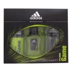 Adidas Pure Game Confezione Regalo 50ml EDT + 150ml Spray Per Il Corpo + 250ml Gel Doccia