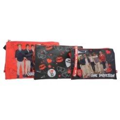 One Direction Borse Portatrucco - 3 Borsette