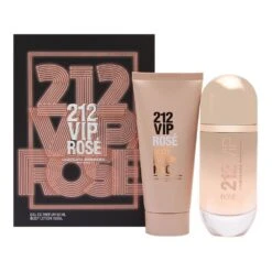 Carolina Herrera - 212 VIP Rosè Confezione Regalo 80 Ml EDP Spray + 100 Ml Lozione Corpo