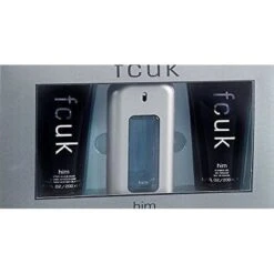 FCUK - FCUK Gift Set Confezione Regalo 100 Ml EDT + 200 Ml Balsamo Dopobarba + 200 Ml Gel Doccia