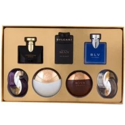 Bulgari - The Iconic Miniature Collection Confezione Regalo 7 X 5 Ml - Omnia Amethyste EDT + Jasmin Noir EDP + Aqua Divina EDT + Man In Black EDP + Aqua Amar EDT + BLU Pour Homme EDT + Omnia Crystalline EDT