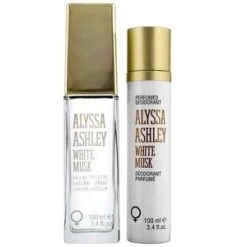 Alyssa Ashley - White Musk Confezione Regalo 100 Ml EDT + 100 Ml Deodorante Spray Profumato