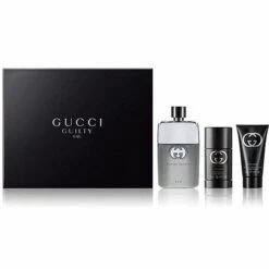 Gucci - Guilty Pour Homme Confezione Regalo 90 Ml EDT Spray + 75 Ml Deodorante Stick + 50 Ml Gel Doccia