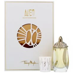 Thierry Mugler - Alien Eau Extraordinaire Confezione Regalo 60 Ml EDT Ricaricabile + 32 G Candela Profumata