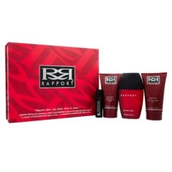Eden Classics - Rapport Confezione Regalo 100 Ml EDT + 150 Ml Balsamo Dopobarba + 150 Ml Gel Doccia + 20 Ml Rapport Black EDT Spray