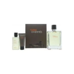 Hermès Hermes - Terre D'Hermes Confezione Regalo 100 Ml EDT + 40 Ml Gel Doccia + 15 Ml Balsamo Dopobarba