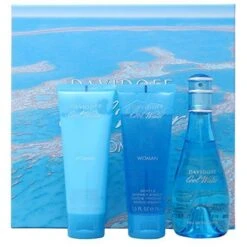 Davidoff - Cool Water Confezione Regalo 100 Ml EDT + 75 Ml Lozione Corpo + 75 Ml Gel Doccia