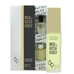 Alyssa Ashley White Musk Confezione Regalo 50 Ml EDT + 5 Ml Musk Olio Profumato + 5 Ml White Musk Olio Profumato
