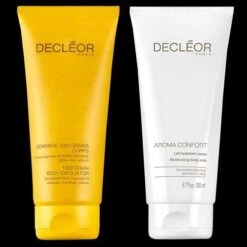 DECLÉOR Decleor Box Of Secrets Duo Confezione Regalo 200 Ml Aroma Confort Latte Corpo Idratante + 200 Ml 1000 Grano Corpo Esfoliante