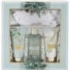 Style & Grace Spa Botanique Calming Collection Confezione Regalo 200 Ml Sapone Mani + 70 Ml Lozione Corpo + 70 Ml Scrub Corpo + Fascia Capelli