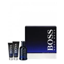 Hugo Boss Boss Bottled Night Confezione Regalo 100 Ml EDT + 50 Ml Bagnoschiuma + 75 Ml Balsamo Dopobarba