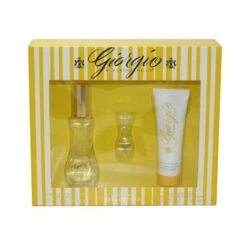 Giorgio Beverly Hills Giorgio Yellow Confezione Regalo 50 Ml EDT + 3.5 Ml EDT + 50 Ml Lozione Per Il Corpo