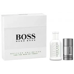 Hugo Boss Boss Bottled Unlimited Eau De Toilette Confezione Regalo 100 Ml EDT + 75 G Deodorante Stick