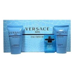 Versace Man Eau Fraiche Confezione Regalo 5 Ml EDT + 25 Ml Gel Doccia + 25 Ml Balsamo Dopobarba