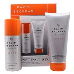 David Beckham Instinct Sport Confezione Regalo 150 Ml Deodorante Body Spray + 200 Ml Shampoo & Bagnoschiuma
