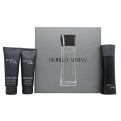 Giorgio Armani Code Confezione Regalo 50 Ml EDT + 75 Ml Gel Doccia + 75 Ml Dopobarba