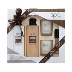 Style & Grace Spa Bathing Experience Confezione Regalo 250 Ml Crema Da Bagno + 200 Ml Lozione Corpo + 15 Ml EDP + 2 X 6 5g Candele
