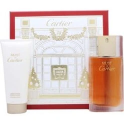 Cartier Must De Cartier Gift Set 100 Ml EDT + 100 Ml Body Lotion Donna