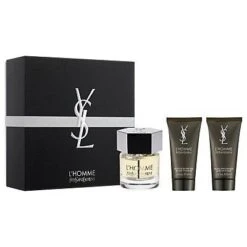 Yves Saint Laurent L'Homme Cofanetto Regalo EDT 60 Ml + Dopobarba 50 Ml + Docciaschiuma 50 Ml