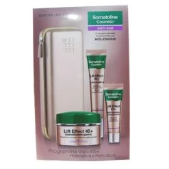 Somatoline Programma Viso Lift Effect 45+ Crema Ridensificante Giorno+ Occhi E Labbra+ Siero 8 Ml Omaggio+ Pochette Omaggio