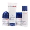 Clarins Men Grooming Essentials Confezione Regalo 100ml Shampoo & Gel Doccia + 50ml Smooth Shave Schiuma Gel + 50ml Roll-On Anti-Sudorazione + 50ml Balsamo Super Idratante