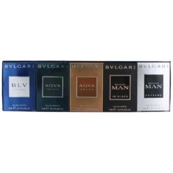 Bulgari Men Miniature Collection Confezione Regalo 5 X 5ml BLV Pour Homme EDT + 5ml Aqva Pour Homme EDT + 5ml Aqva Amara EDT + 5ml Man In Black EDP + 5ml Man Extreme EDT