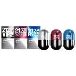 Carolina Herrera 212 Men New York Pills Confezione Regalo 20 Ml 212 VIP Men EDT + 20 Ml 212 Sexy Men EDT + 20 Ml 212 Men NYC EDT Uomo