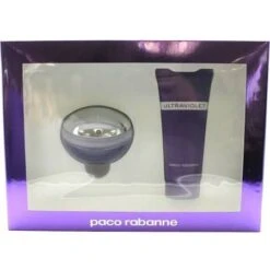 Paco Rabanne Ultraviolet Confezione Regalo 50 Ml EDP + 50 Ml Gel Doccia + 50 Ml Lozione Corpo Donna