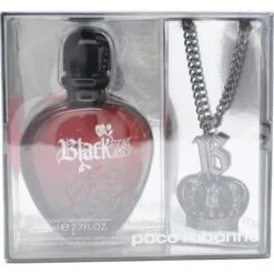 Paco Rabanne Black XS For Her Confezione Regalo 50 Ml EDT + Ciondolo Donna