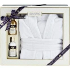 Style & Grace Signature Bathrobe Confezione Regalo 100 Ml Bagnoschiuma + 100 Ml Lozione Corpo + Accappatoio