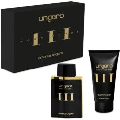 Emanuel Ungaro Ungaro III Pour L'Homme Gift Set 100 Ml EDT + 150 Ml Shampoo & Shower Gel Uomo