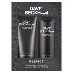 David Beckham Respect Confezione Regalo 150 Ml Deodorante Spray + 200 Ml Gel Doccia Uomo