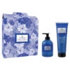 Atkinsons Cofanetto Fine Perfumed Bath Line Blu Lavanda Liquid Soap 300 Ml + Shower Gel 250 Ml