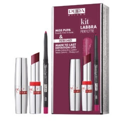 Pupa Kit Labbra Perfette Miss Pupa Rossetto 309 Vibrant Plum + In Omaggio Matita Labbra
