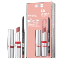 Pupa Kit Labbra Perfette Miss Pupa Rossetto 110 Nude Vibes + In Omaggio Matita Labbra