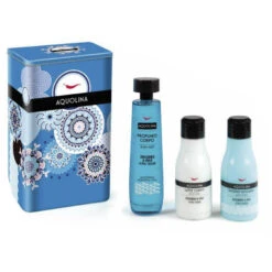 Aquolina Zucchero A Velo Cofanetto Regalo TREND BLU (PROFUMO + BAGNOSCH. + LATTE CORPO)