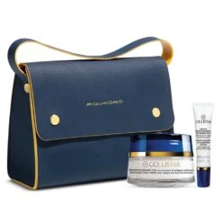 Collistar Confezione Regalo Crema Biorivitalizzante Viso 50 Ml + Crema Biorivitalizzante Contorno Occhi 8,5 Ml + Borsa Blu/giallo