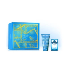 Versace MAN EAU Fraiche Kit Idea Regalo Uomo Profumo 30ml + Gel Doccia 50ml