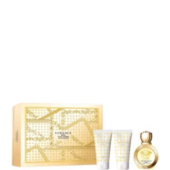 VERSACE EROS Kit Idea Regalo Donna Profumo 50ml + Gel Doccia + Lozione Corpo