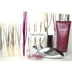 Calvin Klein Euphoria Confezione Regalo 100 Ml EDP + 15 Ml EDP + 200 Ml Lozione Corpo Donna