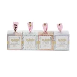 Style & Grace Bubble Boutique Mini Treat Selection Confezione Regalo 2 X 50 G Bath Fizzers + 2 X 10 Ml Balsamo Labbra