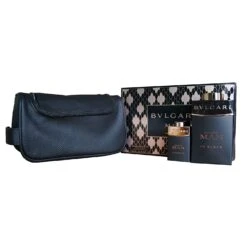 Bulgari Man In Black Confezione Regalo 100 Ml EDP + Orient 15 Ml EDP + Borsetta Uomo