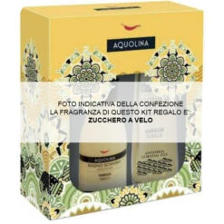 AQUOLINA ZUCCHERO A VELO Profumo Corpo 100ml + Bagnoschiuma 125ml Confezione Regalo