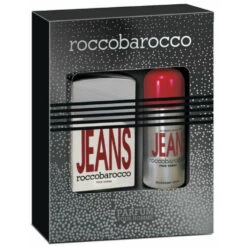 ROCCOBarocco JEANS Pour Homme Confezione Regalo Profumo Uomo 75ml + DEO 150ml