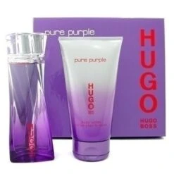 Hugo Boss Pure Purple Gift Set 30 Ml EDP + 50 Ml Body Lotion Donna