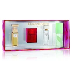 Elizabeth Arden Corporate Holiday Fragrance Confezione Regalo 10 Ml 5th Avenue EDP Spray + 10 Ml Red Door EDT Spray + 7.5 Ml White Tea EDT + 15 Ml Green Tea Scent Spray Donna