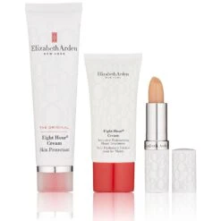 Elizabeth Arden Eight Hour Cream Original Gift Set 50 Ml Eight Hour Skin Protectant + 3.7 G Lip Protectant Stick + 30 Ml Intensive Moisturizing Hand Treatment