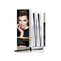 L'Oreal 4D Lash Architect Mascara Idea Regalo 2 X 10.5ml Mascara Nero + Khol Matita Occhi In #131 Nero Intenso